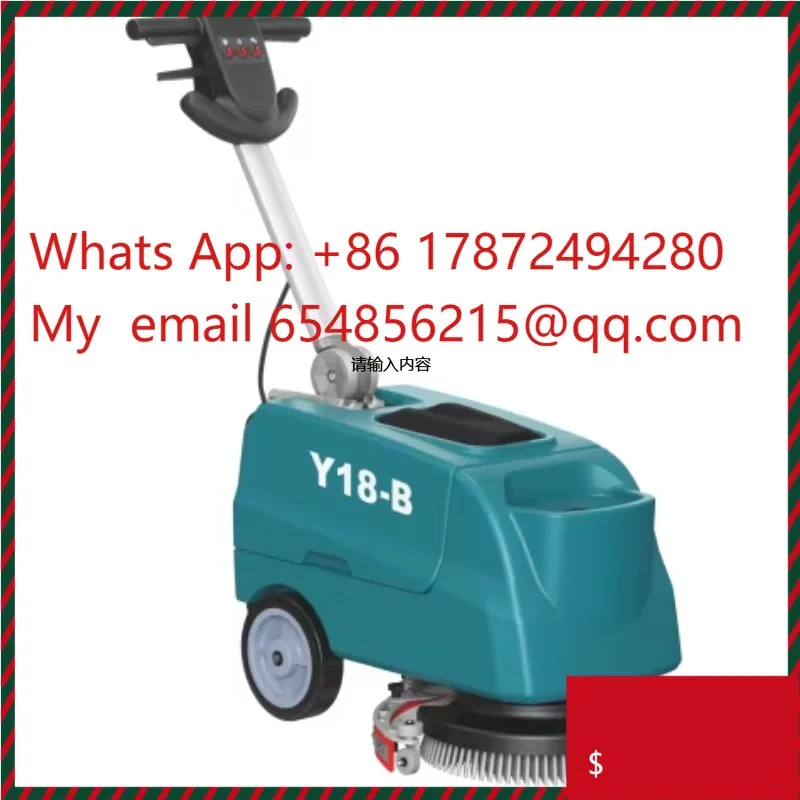 A 20B Wholesale Commercial Industrial Houd Hand Push-behind Floor Scrubber Commercial Floor Scrubber Cleaning Tools