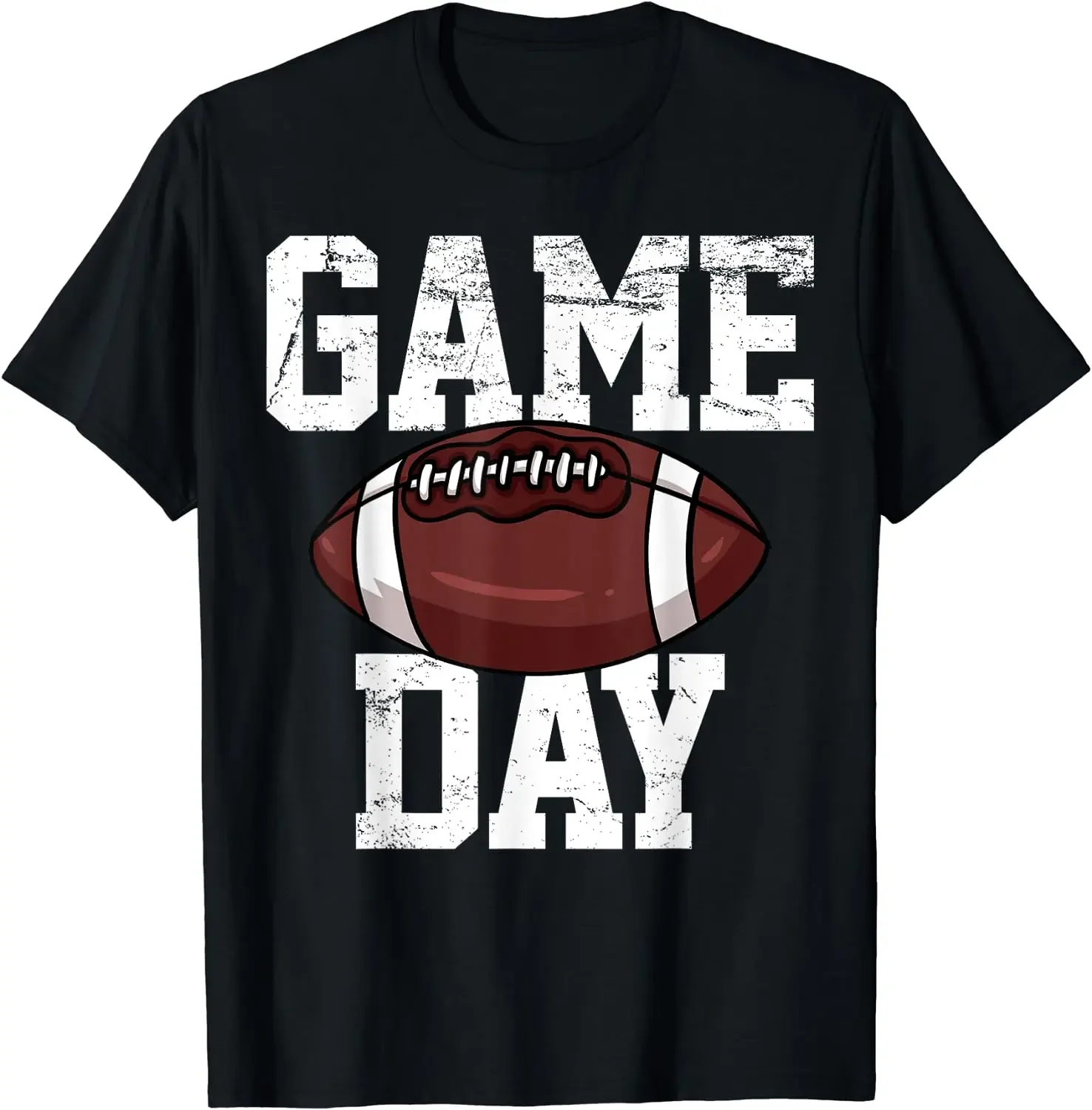 Game Day Football Throwback Design Classic T-Shirt Men Fashion T-shirt Male Casual Loose Short Sleev Tops O-neck Tees