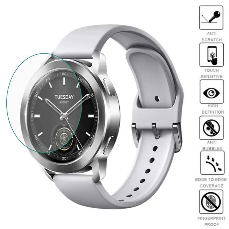 5ชิ้นฟิล์มใส TPU นิ่มสำหรับ Xiaomi WATCH 2 pro/ S3/S2 46มม. 42มม. อุปกรณ์ป้องกันหน้าจอ S1ที่ใช้งานอยู่อุปกรณ์เสริมอัจฉริยะ