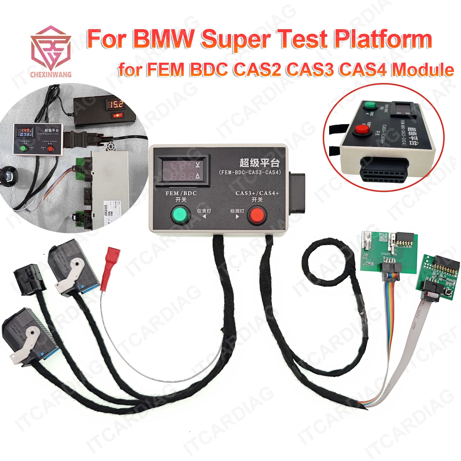 2026 Super Test Platform for BMW FEM BDC CAS2 CAS3 CAS4 Module All in One Programming Tool For VVDI2 IM508 CGDI Explorer