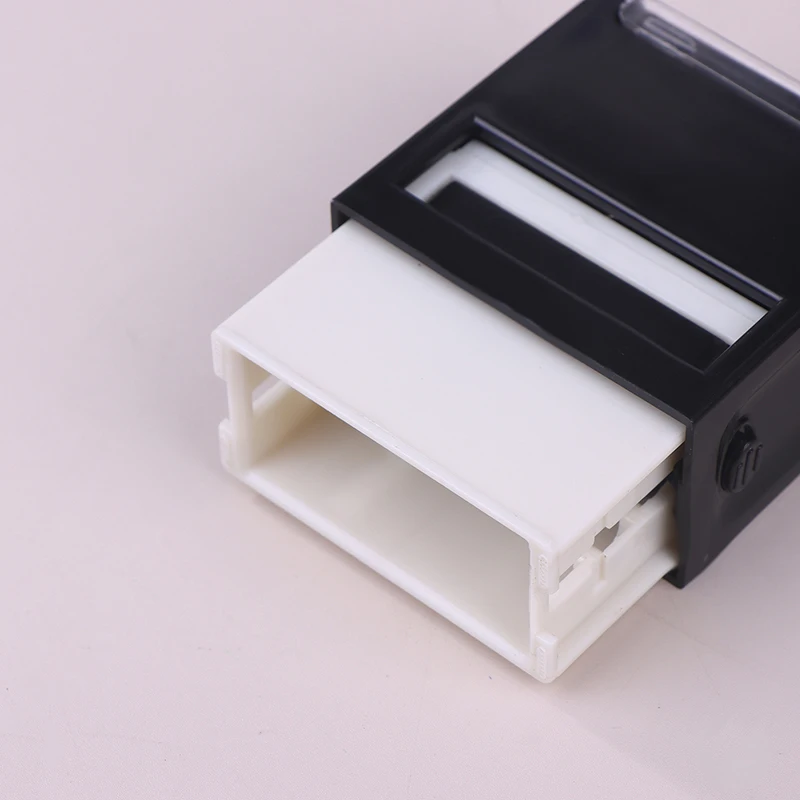 1PCS Plastic And Rubber Self-Inking Stamp Customized Self-Inking Business Address Wax Seal Name Handicrafts Personalize Stamps