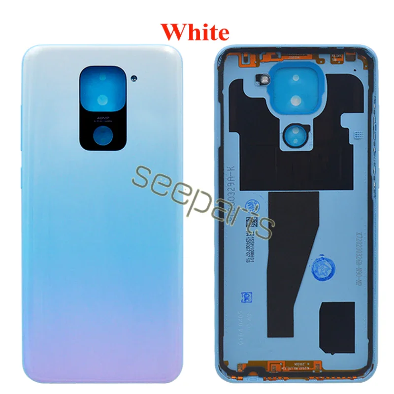 NEW Cover For Xiaomi Redmi Note 9 Back Battery Cover Door Note 9 Note9 Rear Housing Case for Redmi Note 9 Battery Cover