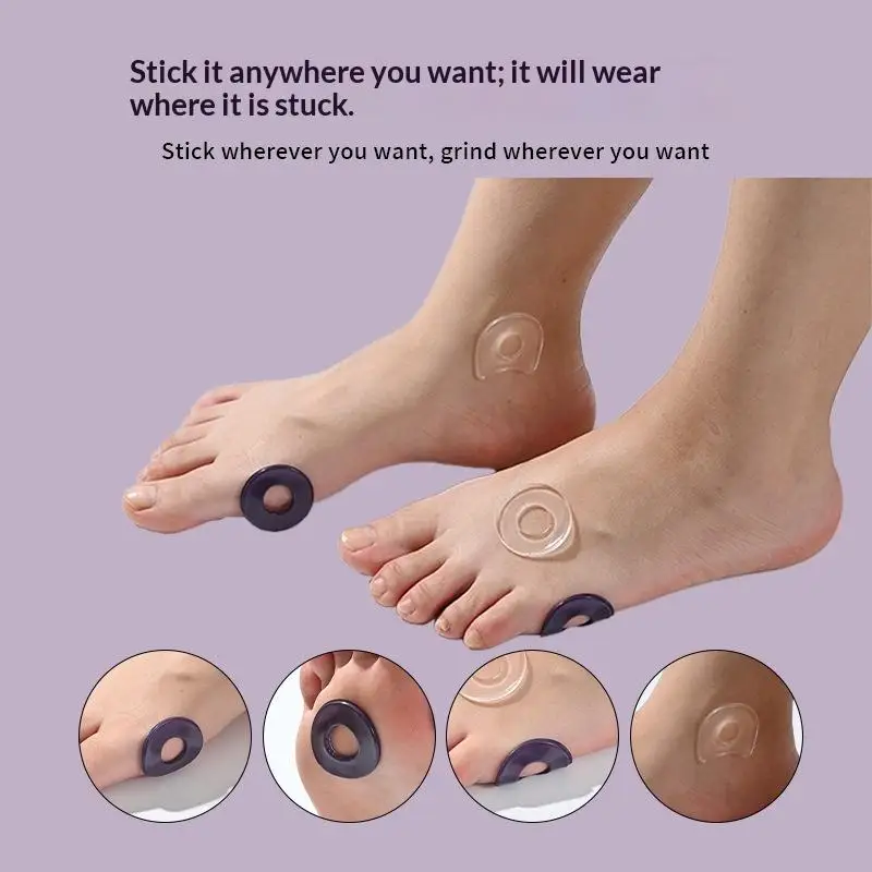 6pcs Self-Adhesive Gel Insoles, Reusable High Heel Cushions For Shock Absorption & Corn/Ball Relief