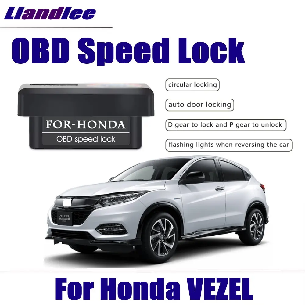 For Honda HRV HR-V XRV XR-V VEZEL 2015-2019 Car Auto Automatic Door Closer Speed Lock OBD Decoder Module Accessories