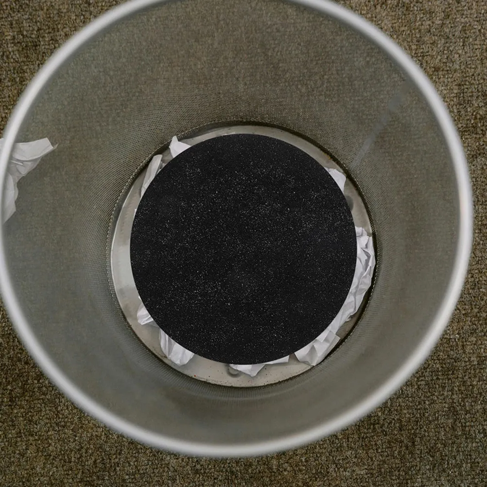 4Pcs Kitchen Compost Bin Charcoal Filters Round Design Odor Remover Filter Replacement Pads for Trash Cans Fiber Cotton