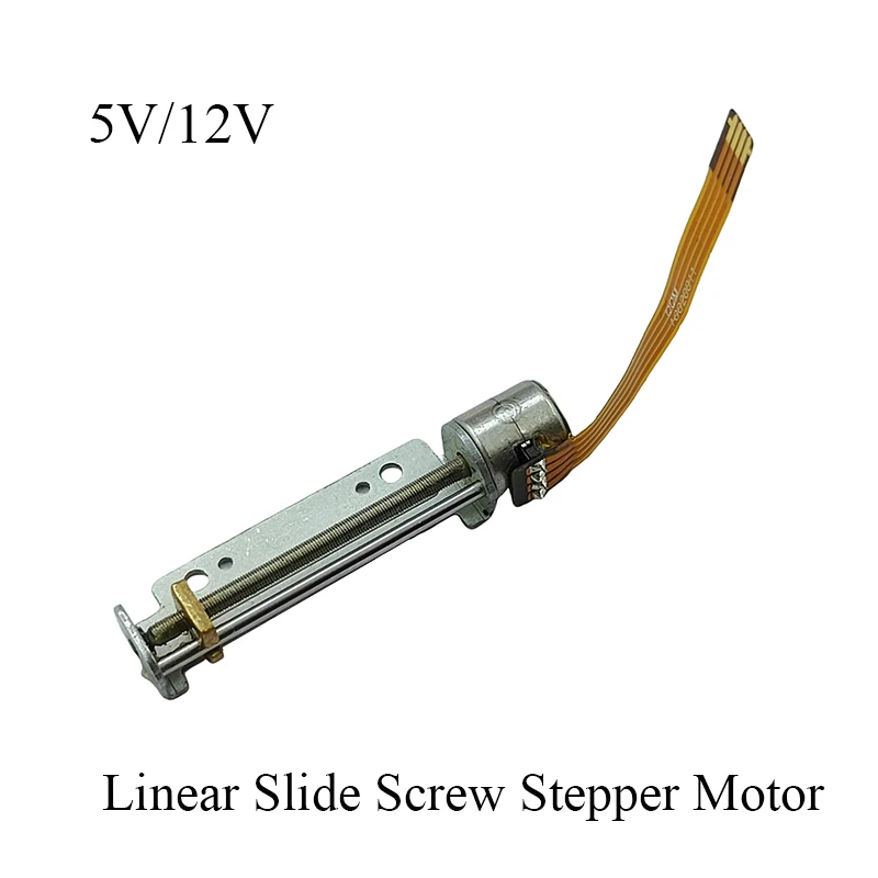 DC 5V 12V 2-phase 4-wire Stepper Motor  Stroke Linear Actuator Linear Screw Slider Nut Forward&Backward Motion