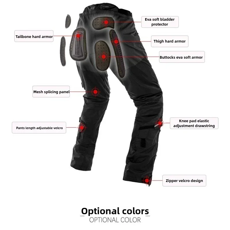 KOMINE PK-7453 Spring /summer Motorcycle Casual Riding Pants Full Range of Armor Anti-fall Wear Resistant CE Armor Racing Pants