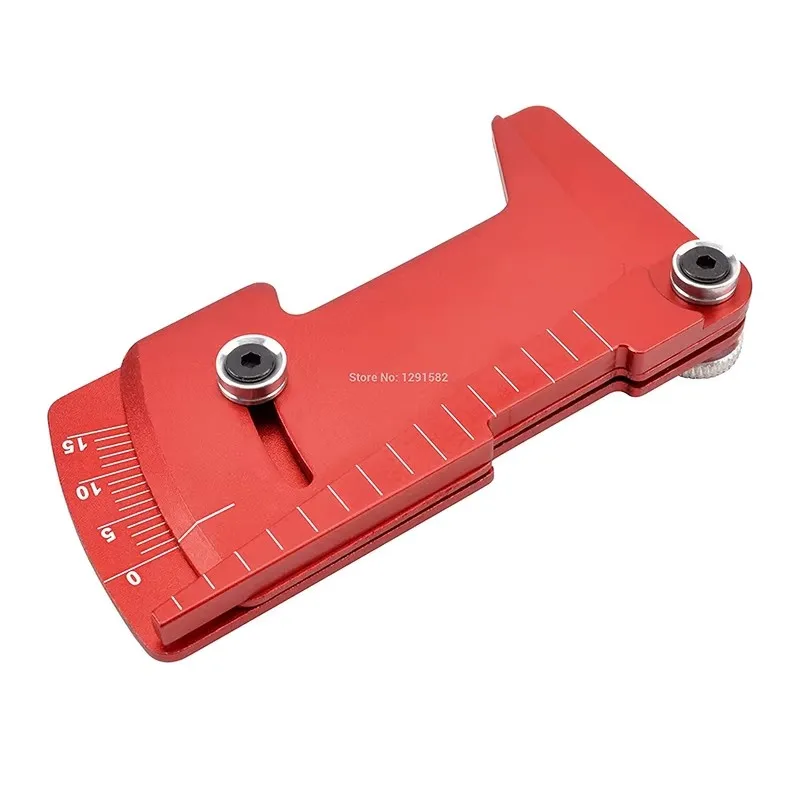 CNC Adjustable Ruler to Adjust RC Car Height and Rim Camber, 15 Degree Alloy Camber Measurement