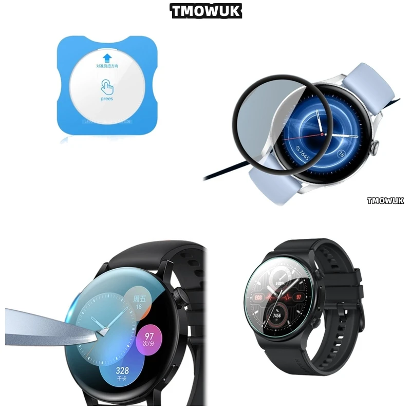 

For Huawei WATCH GT2 GT3 GT4 GT5 Pro Cyber Ultimate 41 42 43 46mm - Top Rated HD Protector, 9H Hardness, Bubble-Free & Case Comp