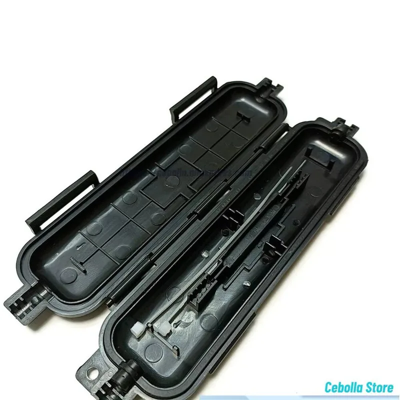 Fiber Protect Box black Color Splicling Ftth Fiber Accessories Fiber Protection box Suitable for optical fiber splices
