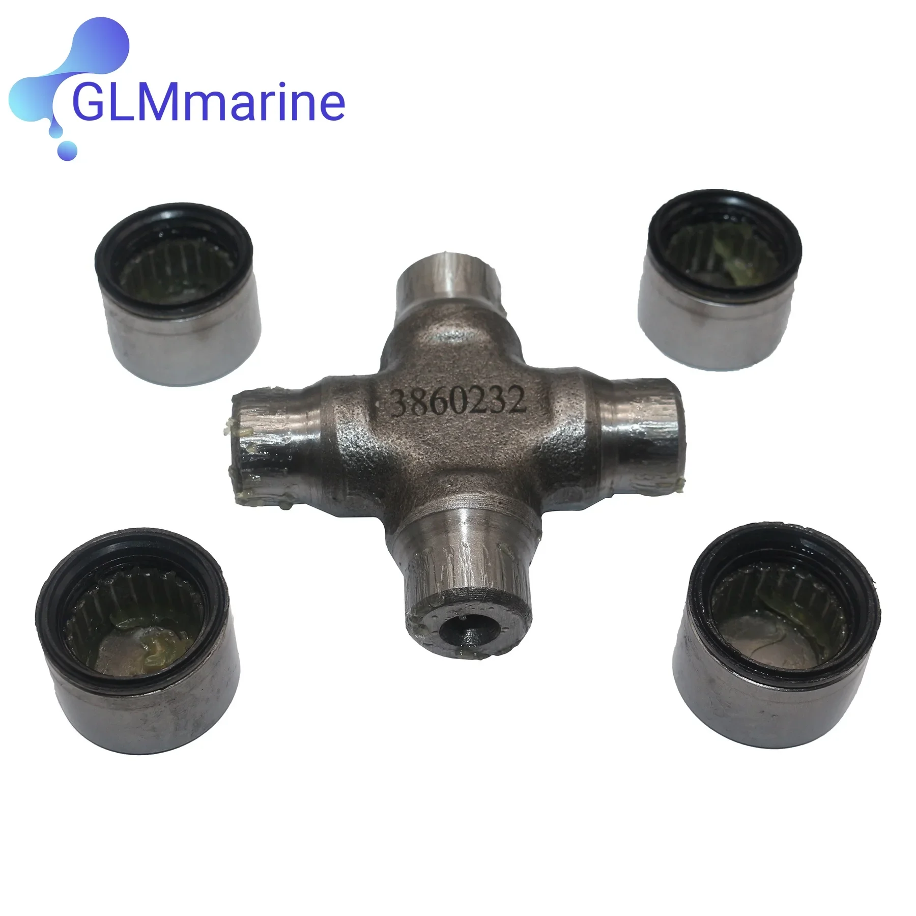 2 Set U-Joint Cross Kit OEM Replacement 3860232 for Volvo Penta 854619 for MerCruiser 865496A01 865510T Marine Engine Parts view 3