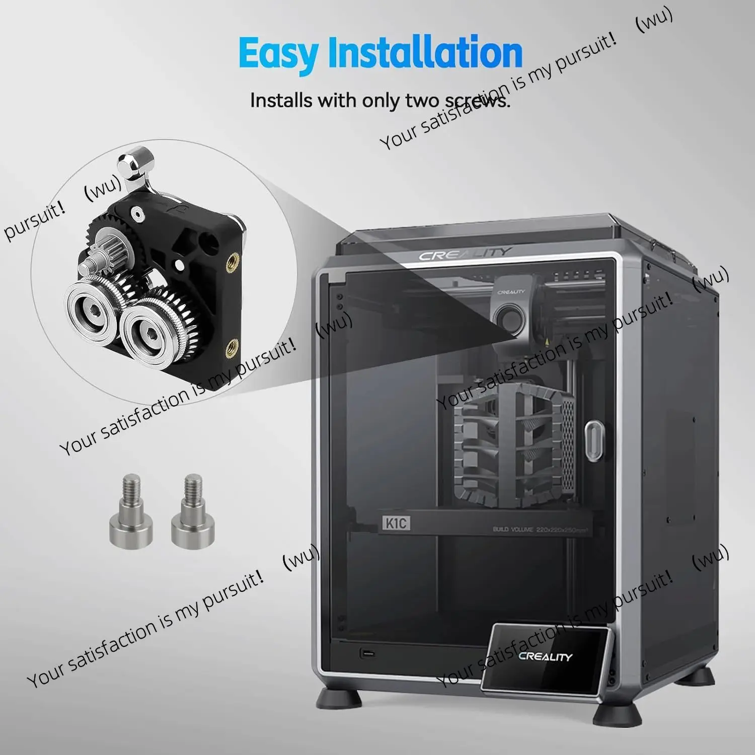 K1 / End3 V3 Metal Gear For Creality K1C/K1/K1 Max Filament Extruder Gear CFS Gear Extrusion Wheel for CFS Five-Way Driven Wheel