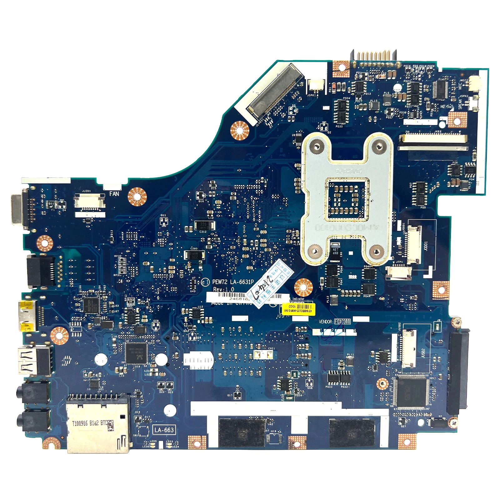 AKEMY LA-6631P Mainboard For ACER 5336 Laptop Motherboard MBR4G02001 PEW72 GL40 GMA 4500M DDR3 100% Test OK