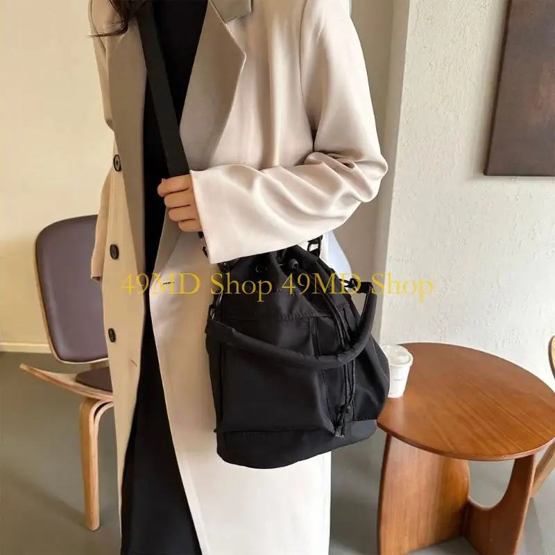 

49MD Ladies' Drawstring Handbag Large Capacity Shoulder Bag For Various Occasion