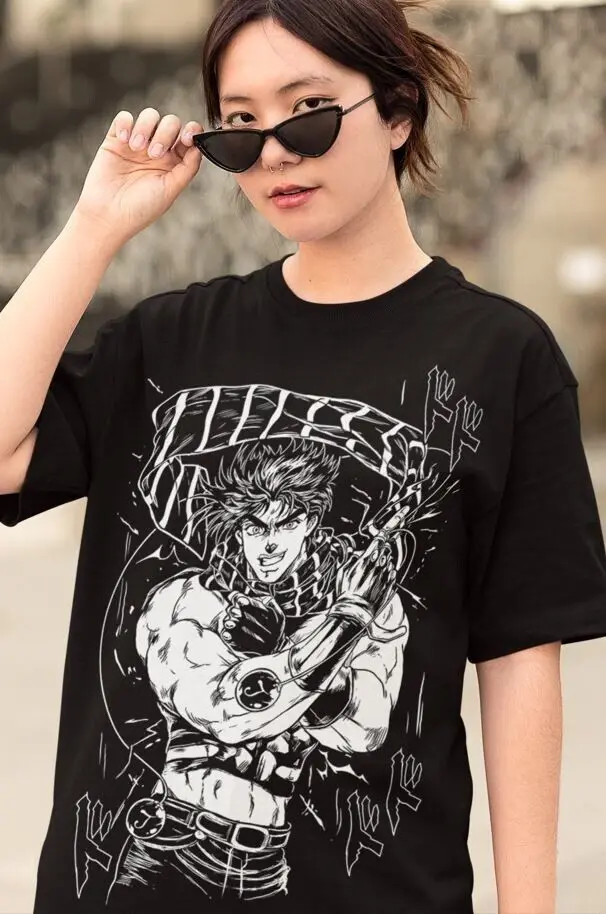 Joseph Joestar T-Shirt Jojo 's Bizarre Adventure Anime Manga Gift Shirt All Size