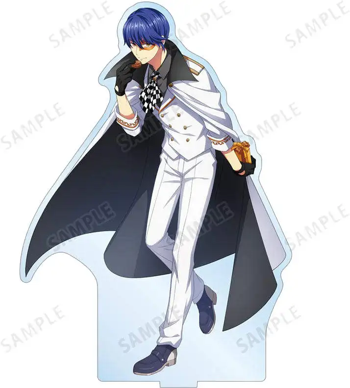 Anime Store Obey Me!Asmodeus Mammon Valentine Phantom Thief Ver Acrylic HD Characters Stand Desktop Decor Charm Gifts About 15cm