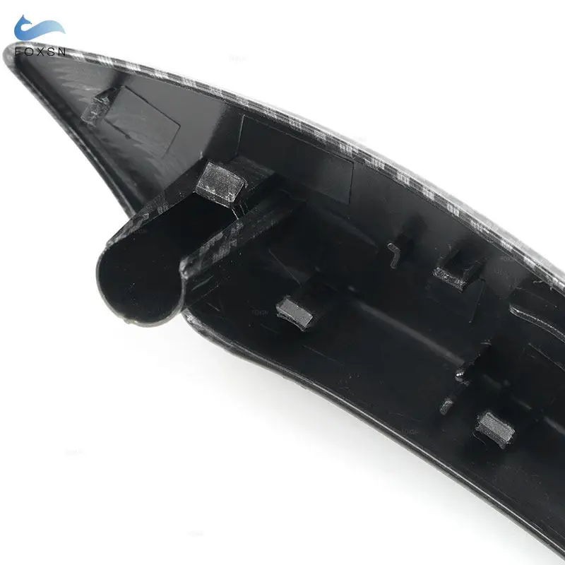 Car Interior Door Panel Handle Pull corrimano Trim Cover per BMW X5 X6 E70 E71 E72 2008 2009 2010 2011 - 2013 ABS Carbon Texture