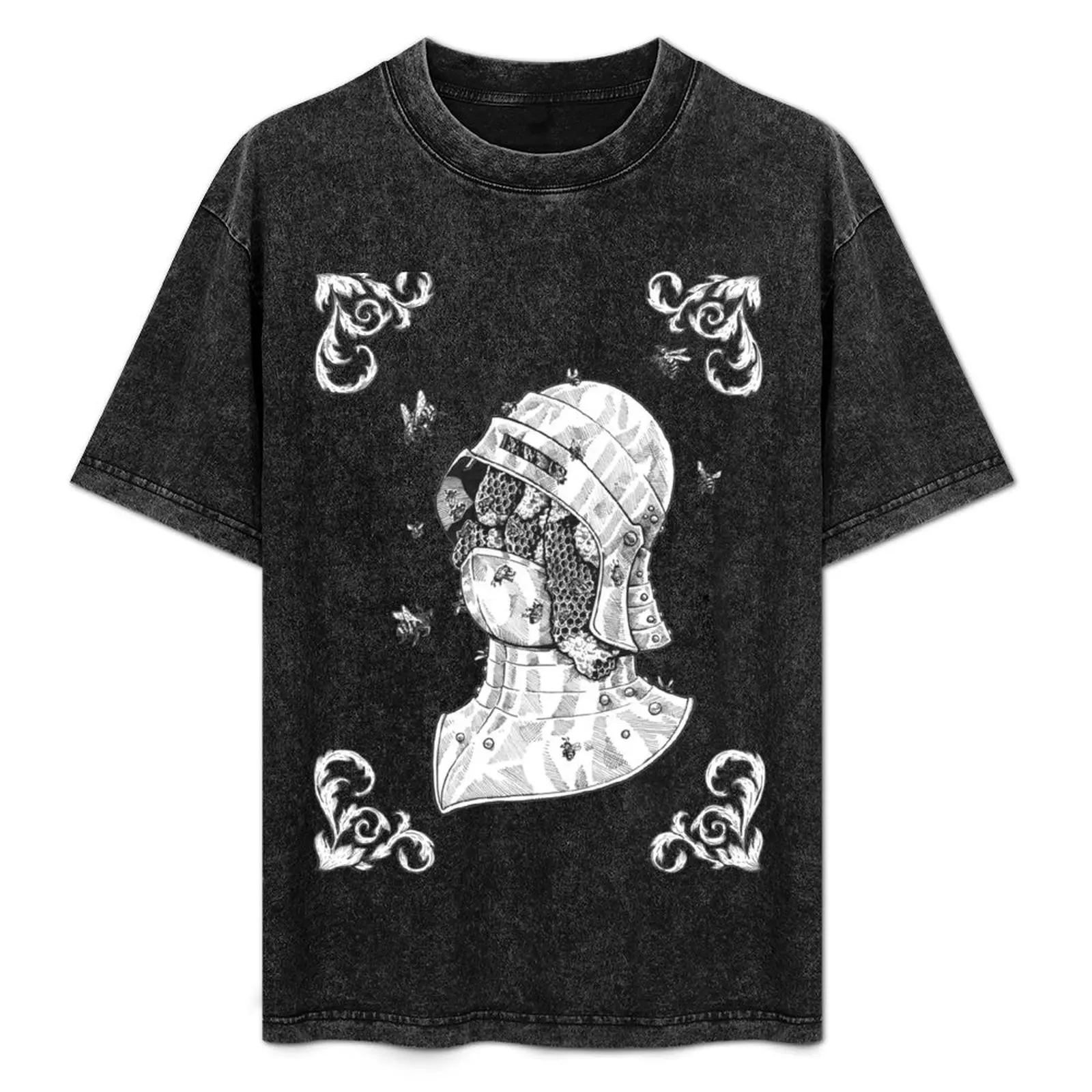 

Honey Knight T-Shirt Short sleeve tee hippie clothes cute tops heavyweights mens t shirts top quality