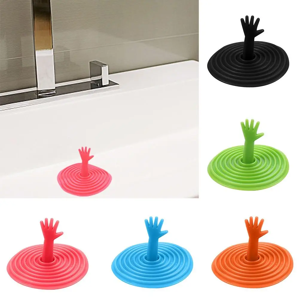 Practical Silicone Bathtub Stopper Universal Deodorization Drain Cover Leakage-proof Tub Flat Plug Stopper Bathroom