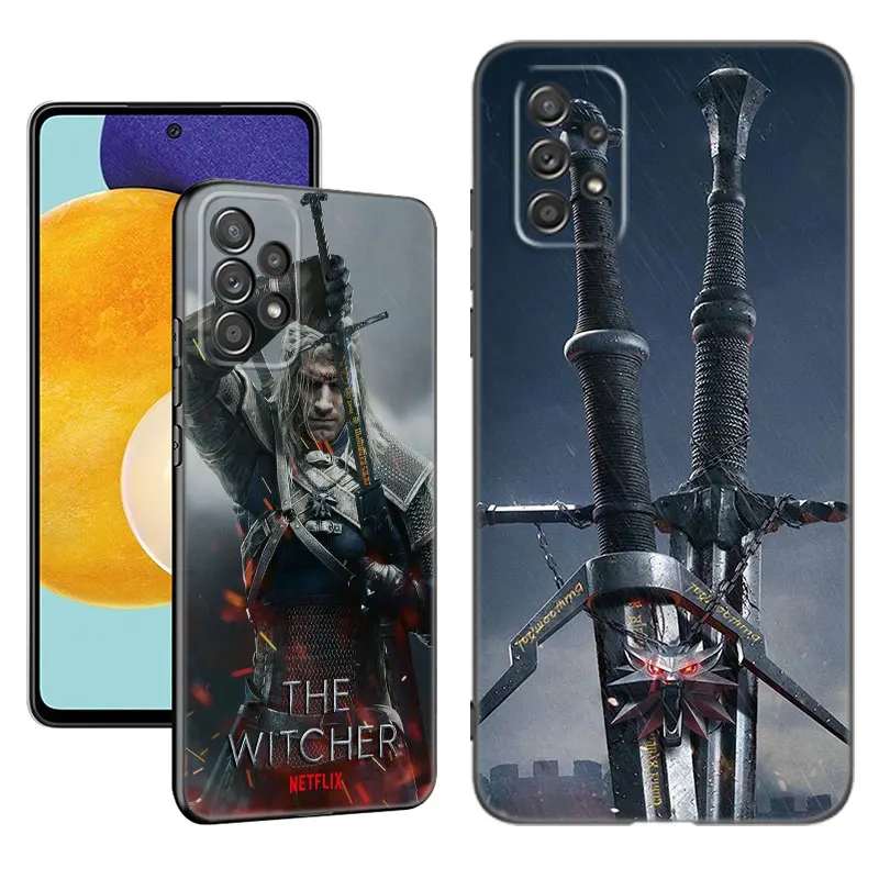 Game W-witchers Phone Case For Samsung A13 A22 A24 A32 A23 A25 A34 A35 A52S A53 A54 A55 A73 5G A12 A14 A15 A31 A33 A50 A51 A72