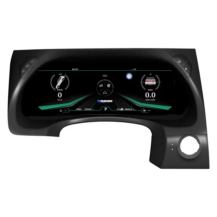 12.3inch Car Speedometer Oil Gauge Instrument IPS Screen LCD Dashboard  Digital Cluster for  Patrol Y62