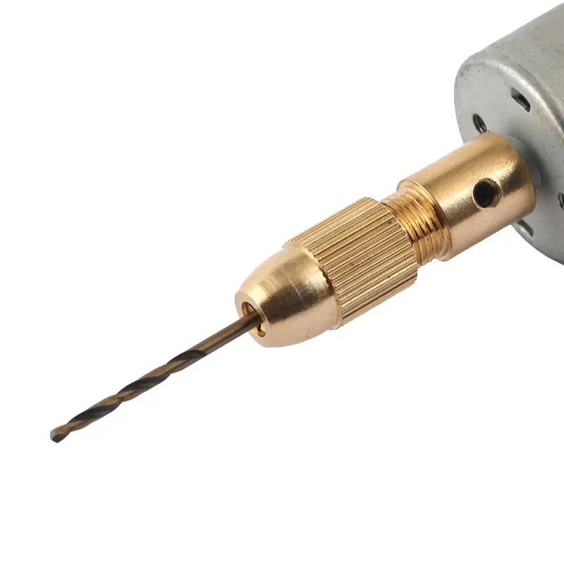 

For Electric Motor Shaft Drill Bit Tool Drill Chuck Adapter 7Pcs/Set 2.35/3.17/4.05/5.05mm Brass Collet Mini Drill Chucks