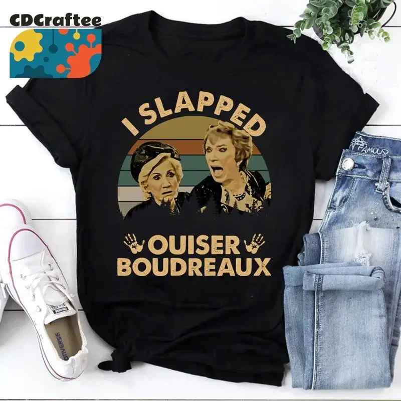 Steel Magnolias I Slapped Ouiser Boudreaux Vintage T Shirt Tv Series
