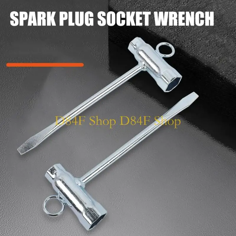 D84F Convenient Sparks Plug Socket Wrench Set Chainsaw Wrench Tool For Car Repairs