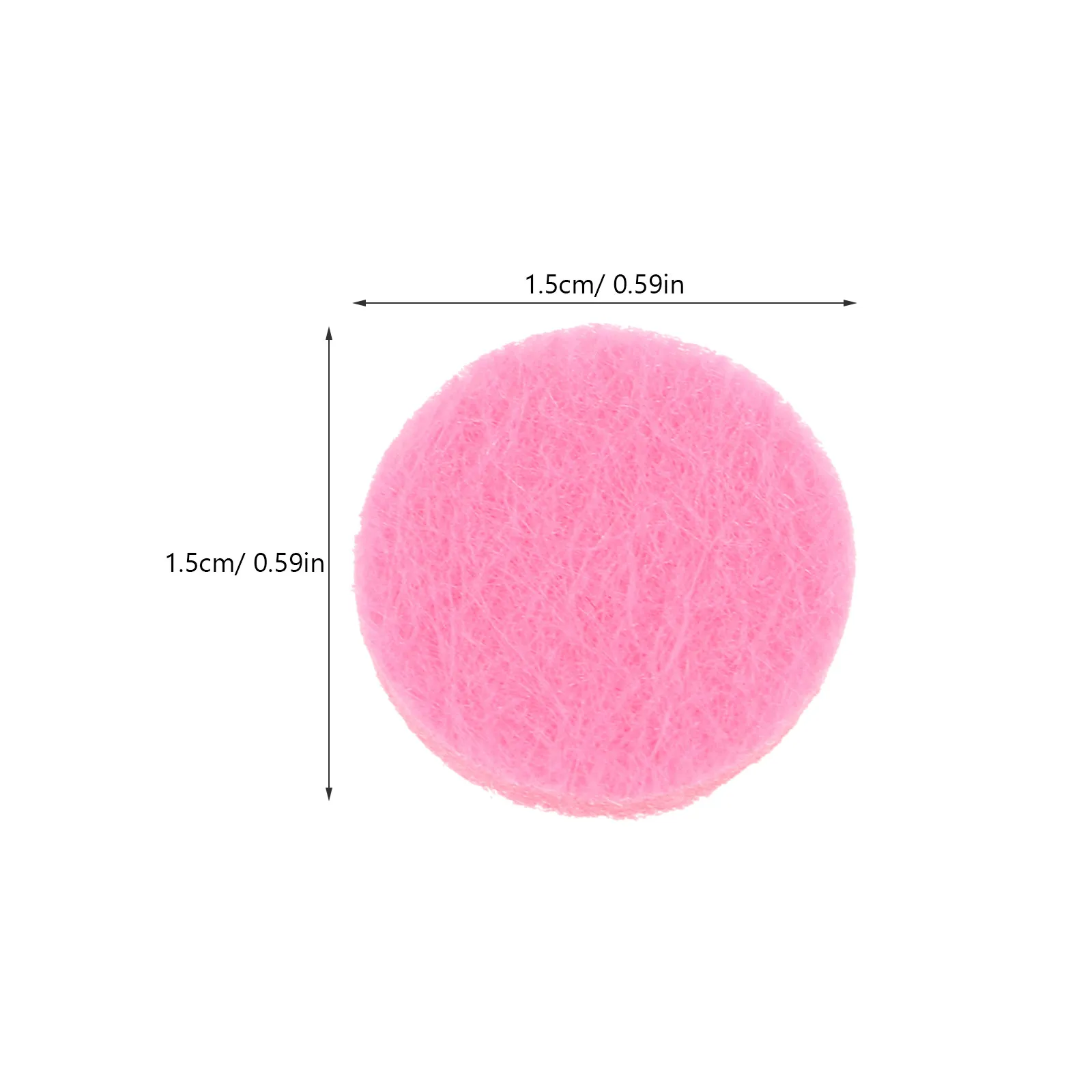 50Pcs Essential Oil Fiber Cotton Pads Round Refill for 25Mm Locket Aromatherapy Bracelet Car Vent Diffuser Accessories - view 4