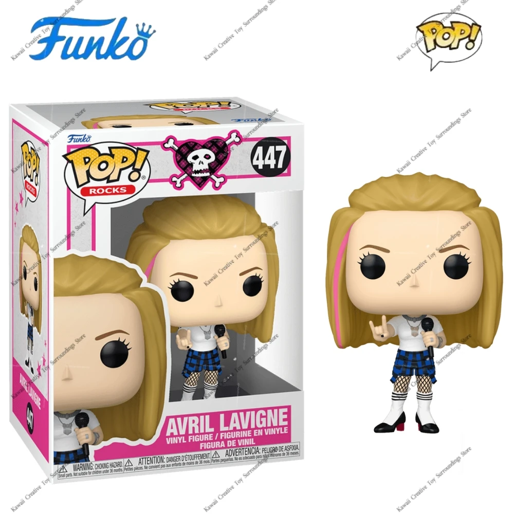

Avril Lavigne (Girlfriend) 447 Funko Pop! Vinyl Figure Limited Edition 4.1 inch Figurine Collect Decoration Model Toy Gift