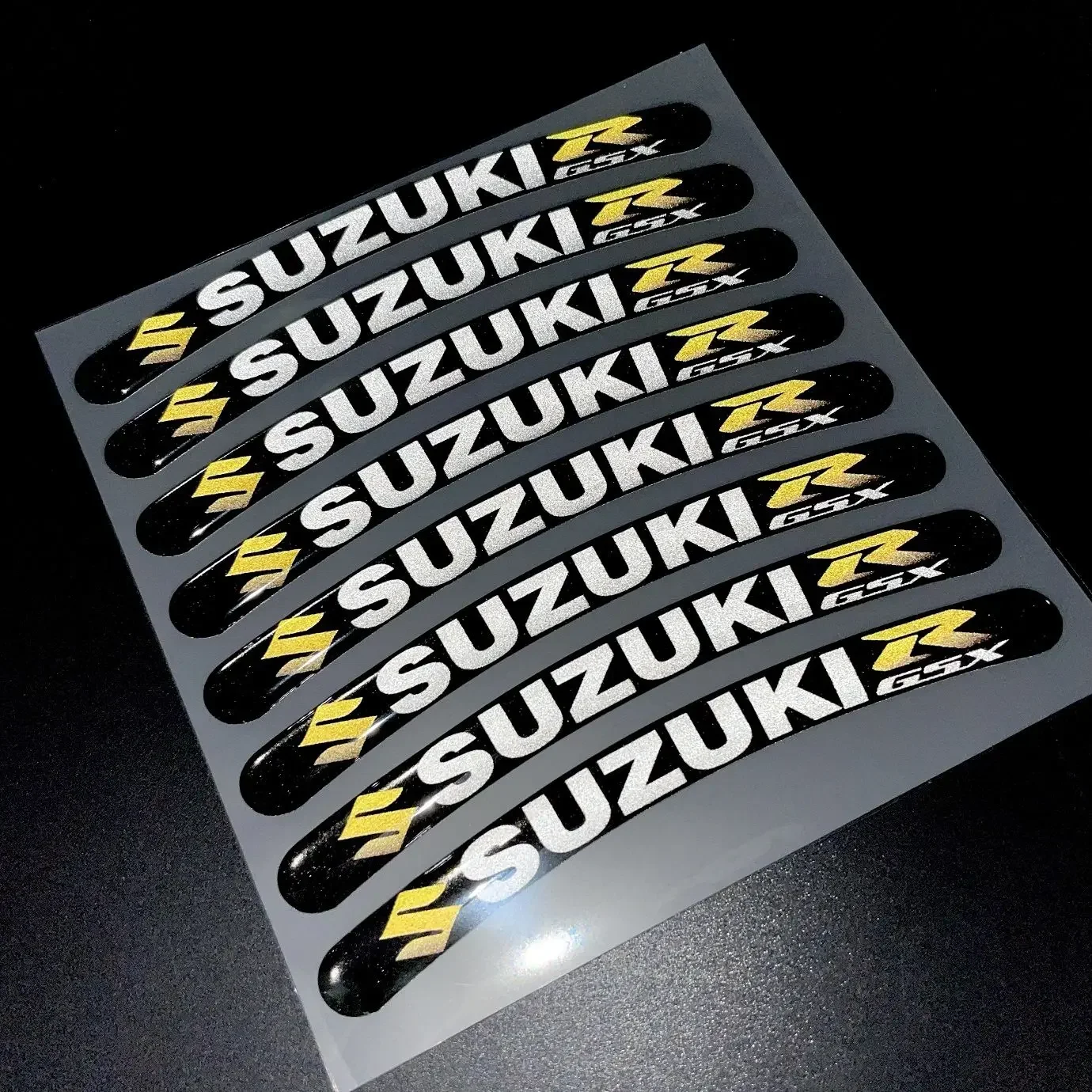 Suzuki autowielstickers 13-19 inch universele motorfietsbandmodificatie waterdichte druppellijm decoratieve stickers