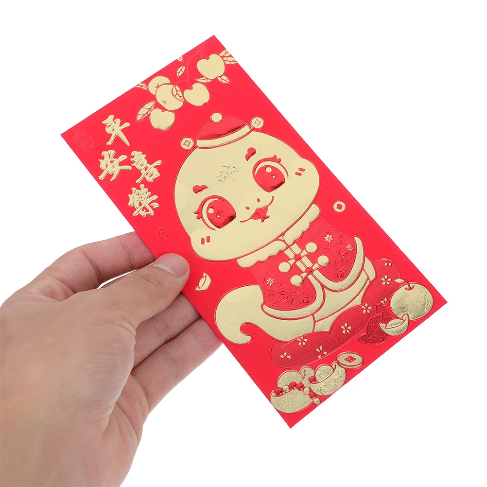 60 Stuks Bruiloft Geld Enveloppen Fancy Chinese Stijl Slang Rood Papier Nieuw Jaar Hong Bao Pakket Pakketten Lente Festival