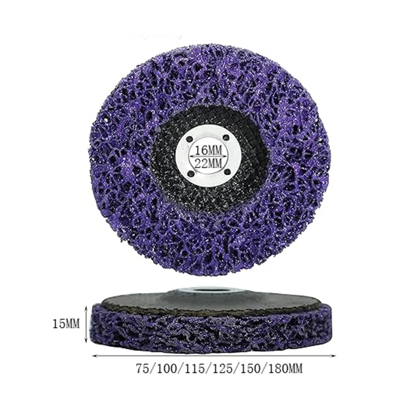 Angle Grinder Polishing Wheel Grinding Abrasive Disc Tools Nylon Fiber Material for Clean and Remove Paint, Rust Welds,Oxidation