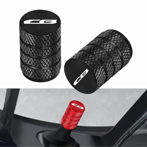 6 Colors For Honda Cb400 Cb125r Cb190r Cb250r Cb150f Cb 650R 1000R Cb1100 Cb1300 Wheel Tire Valve Caps Stem Cover Motorcycle