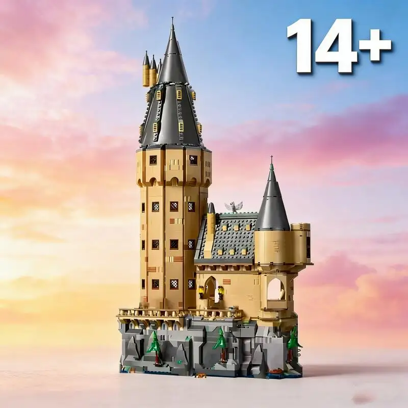 2026 NEW Innovative Unique Design 76454 Harry Potter Hogwarts Main Tower Detailed Model Kit Limited Style Christmas Present