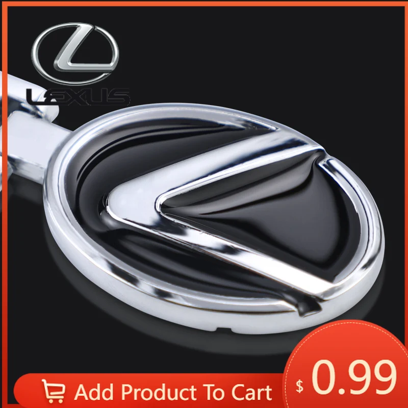 

Interior Stickers For Lexus RX330 IS250 Ct200h ES300h RX350 IS300h NX300h RX400h ES350 GS300 Car Key Chain Metal Keyring Stylin