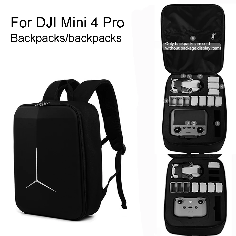 For DJI Mini 4 Pro Backpack Stylish Drone EVA Backpack For DJI Mini 4 Pro Accessories Storage Bag