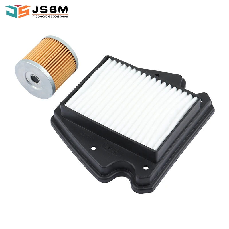 JSBM Motorcycle Accessories Air Filter Oil Filters For BENDA Dark Flag 500 BD500-2A Commander Engine Intake Cleaner Element