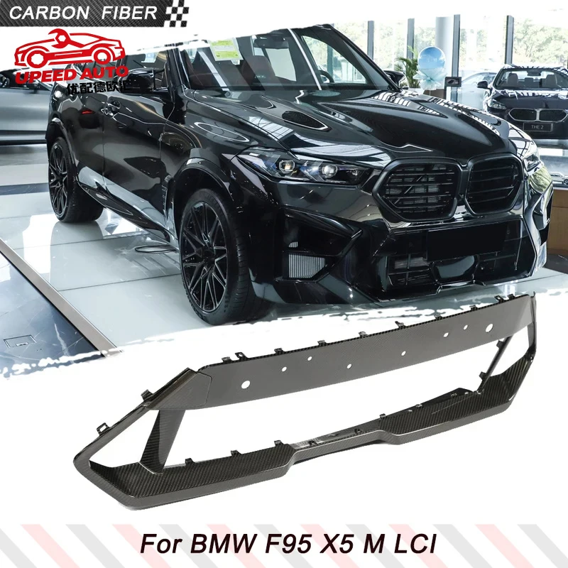 

Suitable for Prepreg Dry Carbon Fiber Car Bumper Air Vent Grille Trims BMW F95 X5 M X5M LCI 2023 2024 X5M Front Racing Body Kits