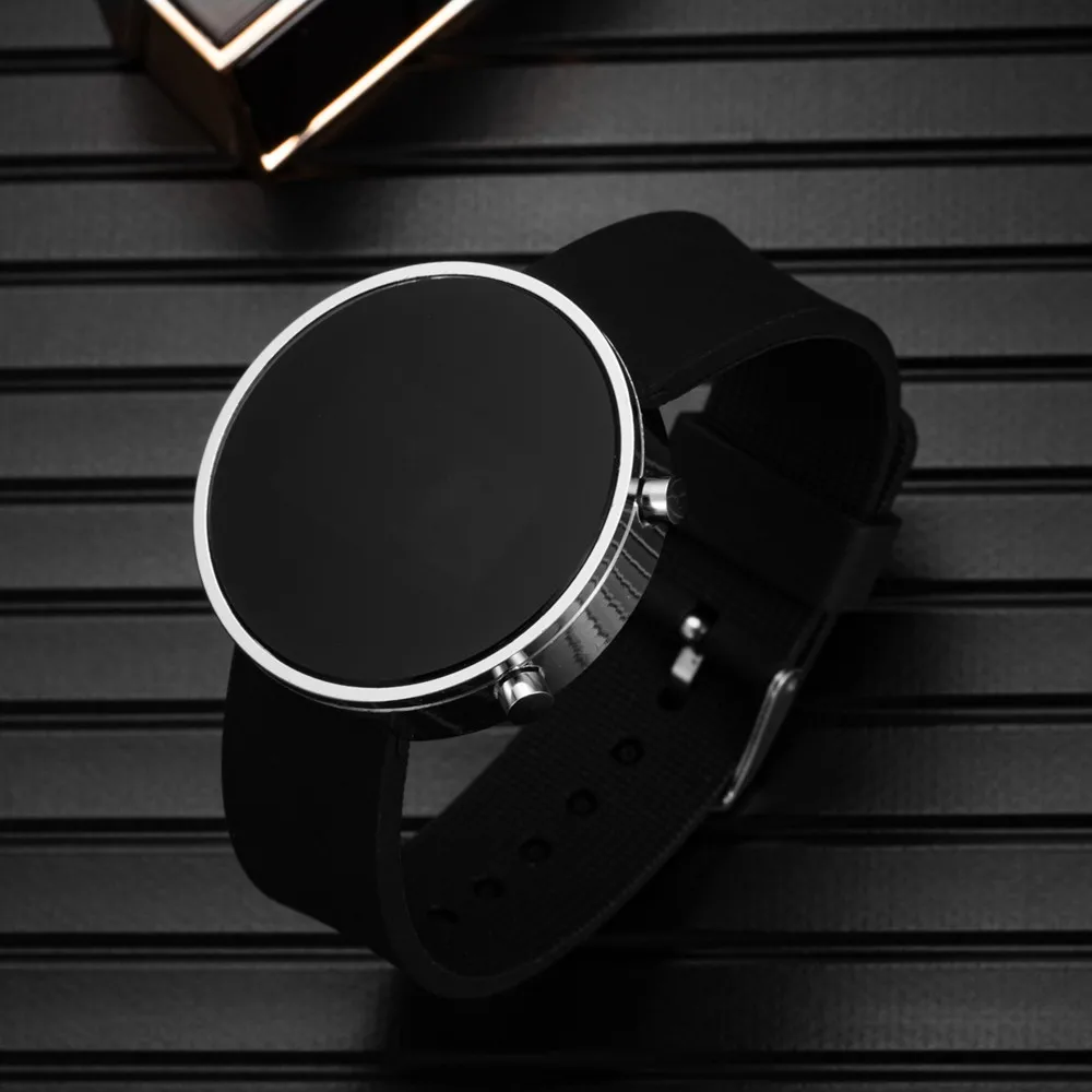 Fashion Digital Watch for Men Women Kids Simple Sports LED Watch Silicone Watchband Multi-color Casual Ladies Watch Reloj Mujer