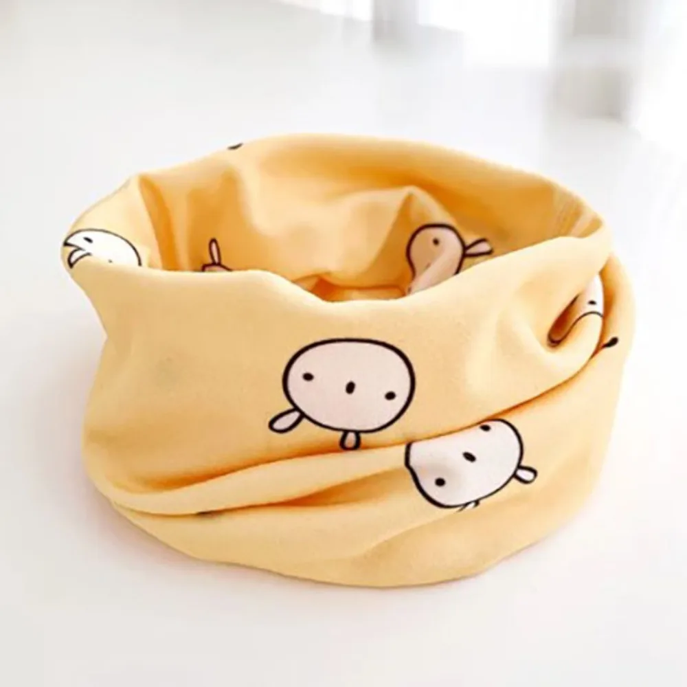 Soft and Skin Friendly 0-12years Winter Scarf Windproof Breathable Neckerchief Cute Scarf Dacron Warm