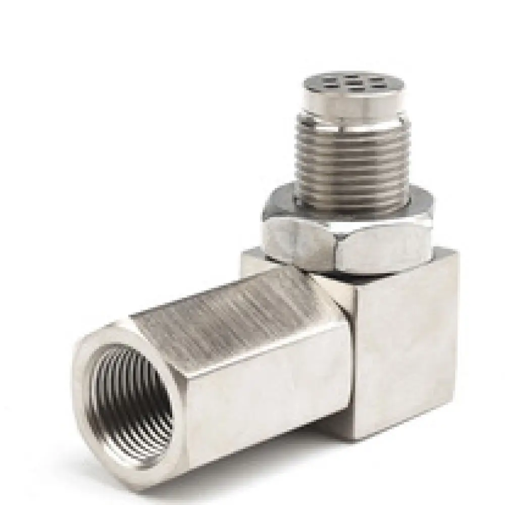 Stainless Steel Fuel Pressure Sensor Adapter 1 8 NPT Male Thread To M10 M12 Female Fitting Automotive Car Testing Tool