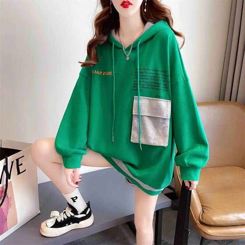 Green Woman Hooded … - image
