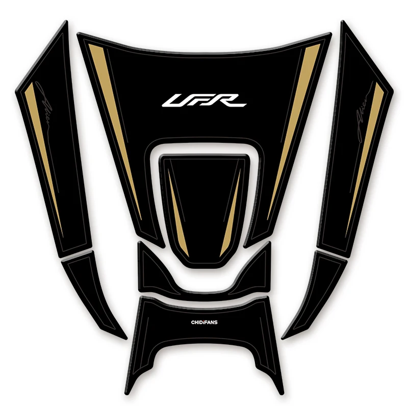 

For HAOJUE UFR150 2025 Motorcycle Rubber Fuel Tank Decoration And Protection Stickers Pad Bike Colorful Decals Can Choose Style