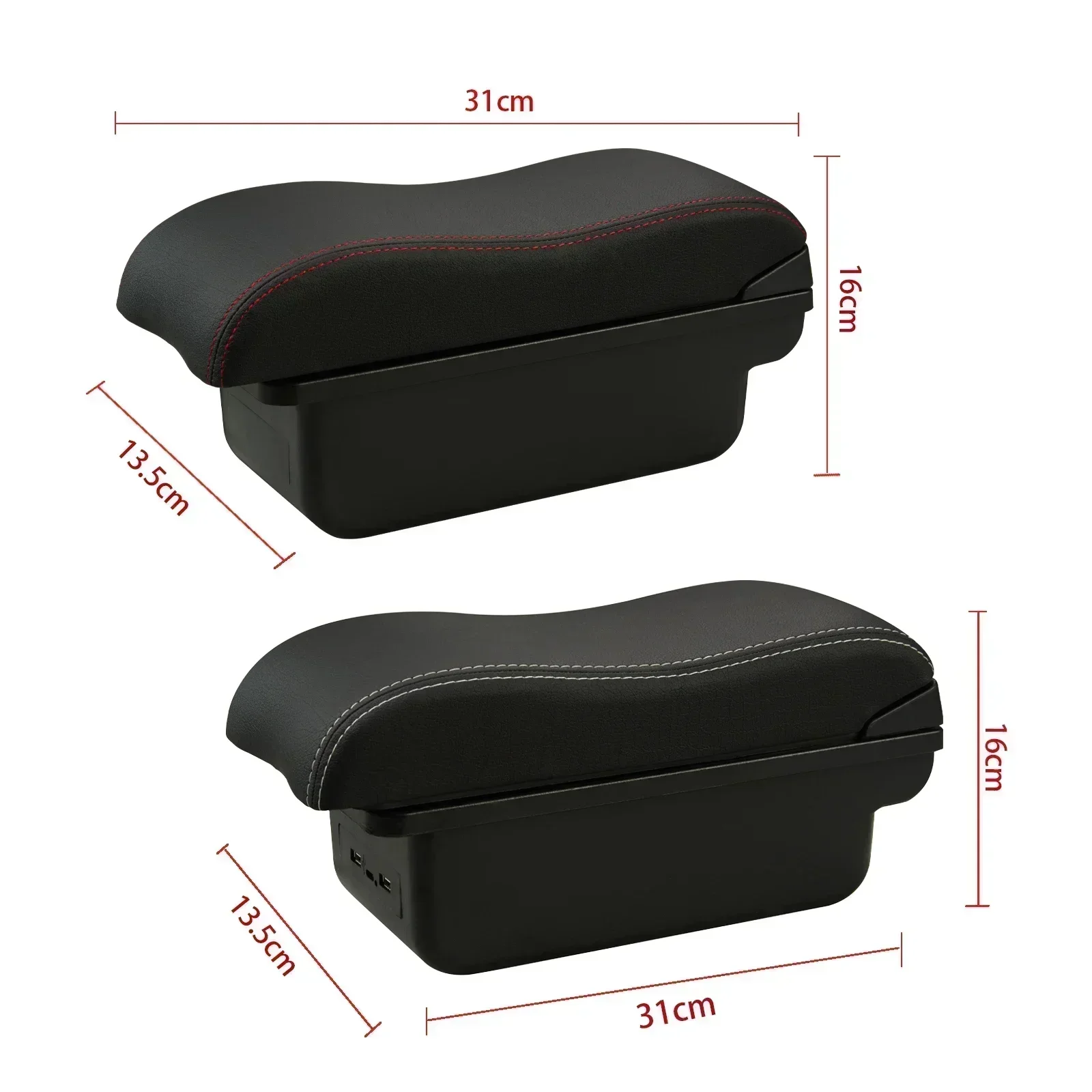 For Volkswagen POLO Armrest Box for VW POLO Mk5 6R Vento Car Armrest Box 2010-2018 Interior Storage Box Retrofit Car Accessories