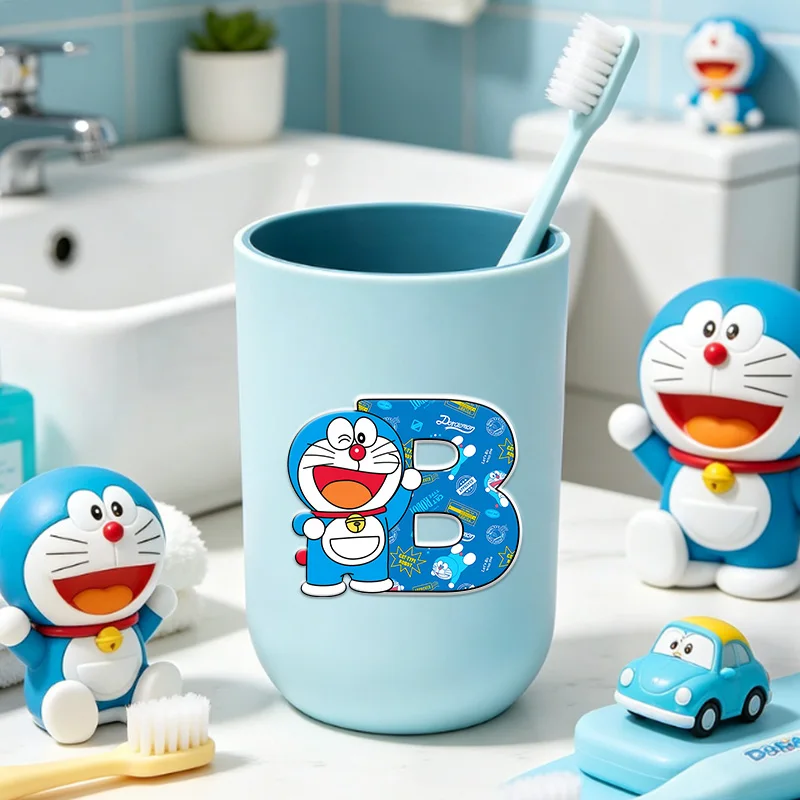Doraemons Series Portable Wash Tooth Cup Travel Toothbrush Holder Multifunction Washing Water Mug Bathroom Supplie Birthday Gift