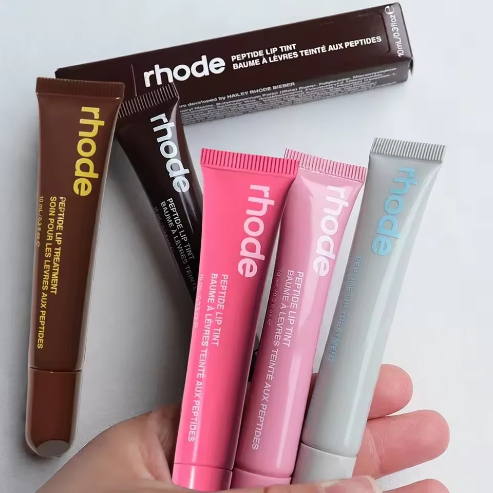 Rhodeskin Spring Lipgloss Lippenbalsam Glättender Lippenstift Langanhaltend Pflegend Tägliche Pflege für Frauen Make-up Feuchtigkeitsspender Rouge für Mädchen