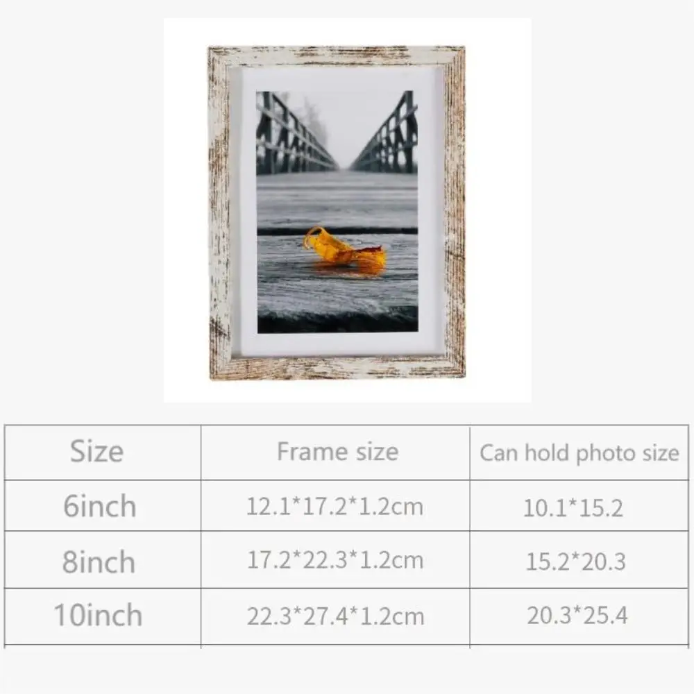 Wooden Photo Frame For Wall Hanging 10X15 15X20 20X25cm A4 Wood Picture Frame Stand For Pictures Photo Decor Commemorative Gift