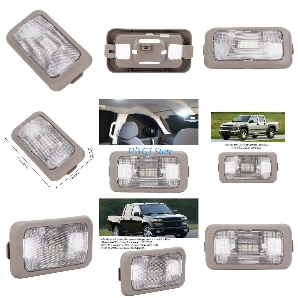 

37JE Car Waterproof Inside Interior Dome Light Lamp Roof Ceiling Lighting Working Lamp Reading Lights 15126553 for Motorhomes