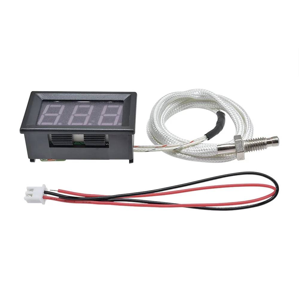 XH-B310 LED Digital Thermometer 12V K-type M6 Thermocouple Temperature Meter Tester 30 ~ 800C